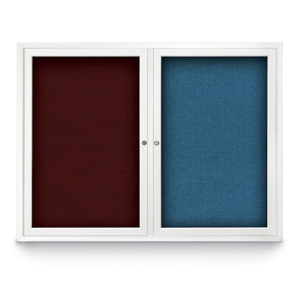 Corkboard, Surf/Black, 48" x 36"
